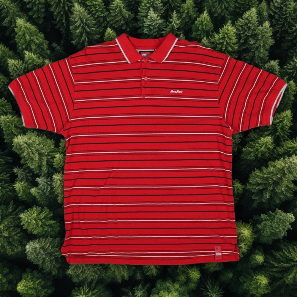VINTAGE 90S PACO JEANS STRIPED POLO
